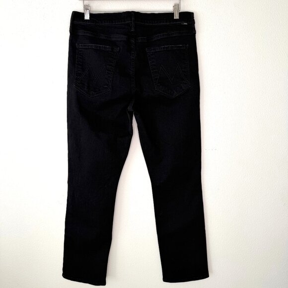 Mother The Mid Rise Dazzler Ankle Not Guilty Black Size 34 - Picture 13 of 13